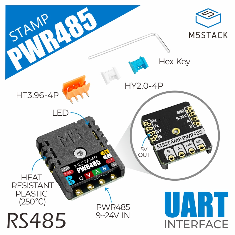 M5Stack Official M5Stamp RS485 - M5Stack review and price
