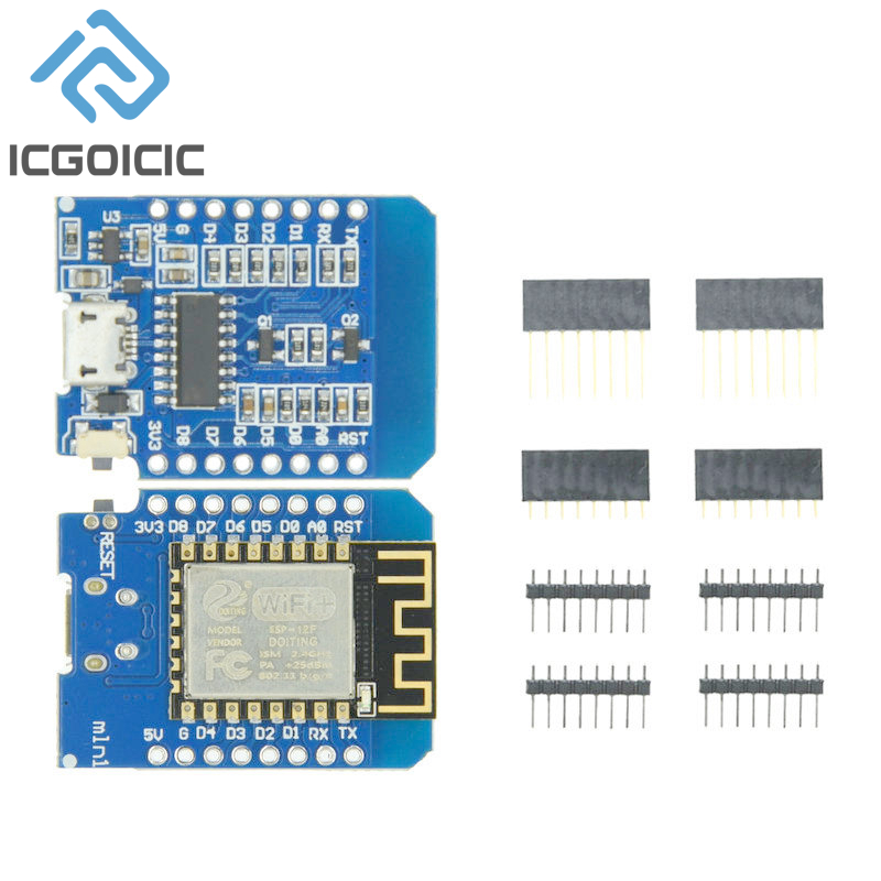 D1 Mini-Mini NodeMcu 4M Bytes  - Wemos D1 review and price