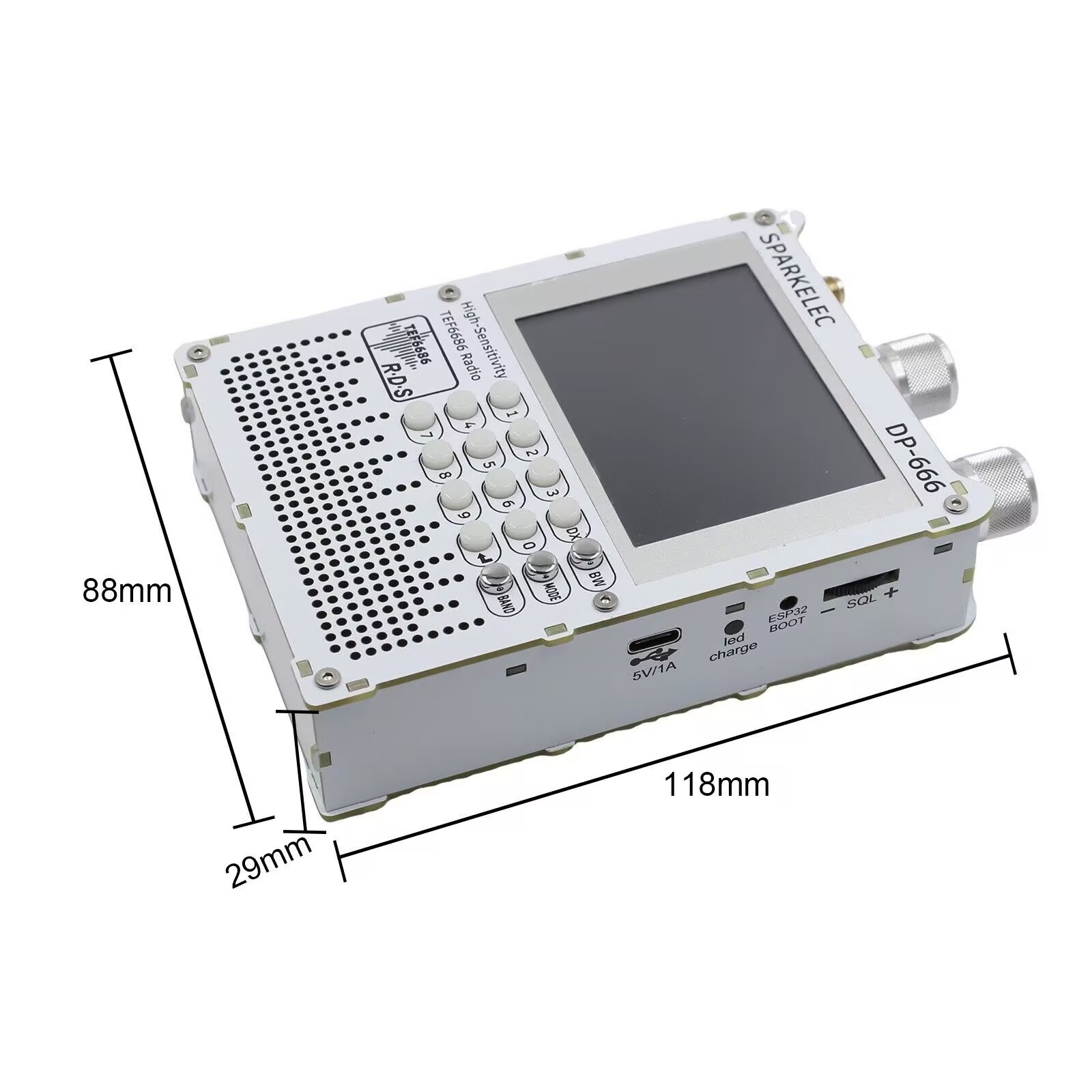 New DP-666 TEF6686 Radio High  - Devkitc review and price